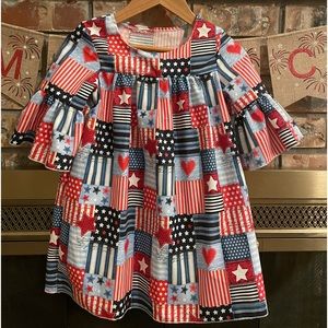 Patriotic Dress ❤️🤍💙